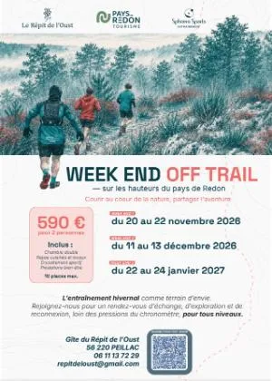 WEEK-END OFF - Stage sur les hauteurs du Pays de Redon — Redon (35), 22 janvier 2027 · Trail