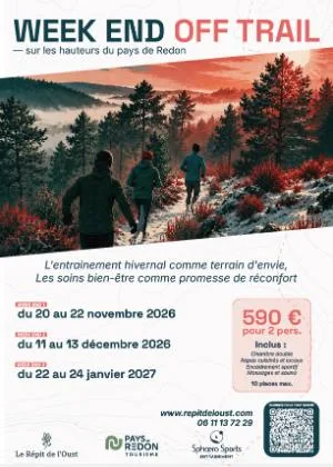 WEEKEND-OFF - Stage sur les hauteurs du Pays de Redon — Redon (35), 11 décembre 2026 · Trail