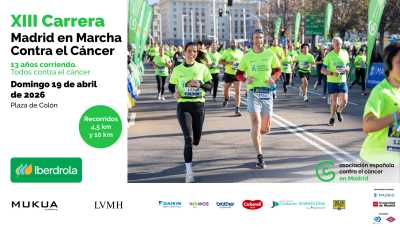 XIII Carrera Madrid en Marcha contra el Cáncer