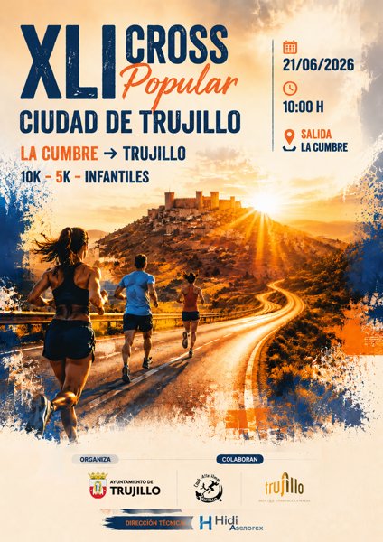 XLI Cross Popular Ciudad de Trujillo — Trujillo (CC), 21 de junio de 2026 · Correr