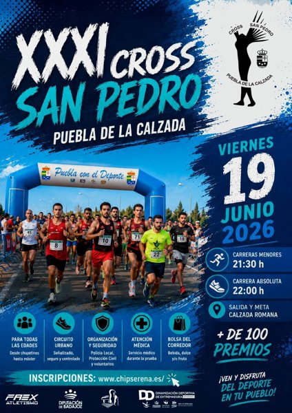 XXXI Cross San Pedro — Loma De Arriba (MU), 19 de junio de 2026 · Correr